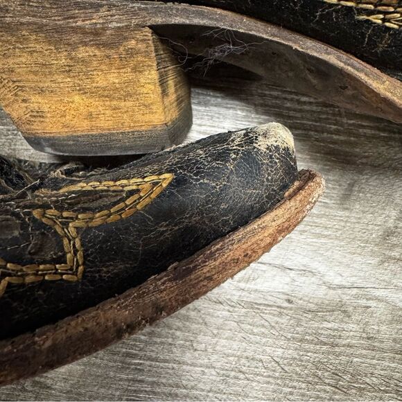 CORRAL WOMEN'S SEQUIN WING & CROSS INLAY WESTERN BOOTS Size 9.5 - Picture 5 of 10